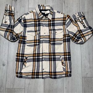 NWT! Holiday Aeropostale Button Down Long Sleeve Plaid Winter Flannel Size Small